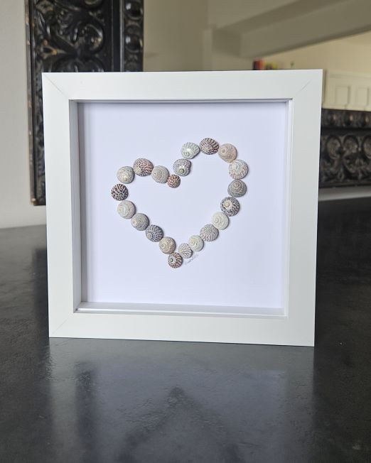 Seashell Heart Frame