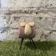 Ceramic Pink Ram Ornament