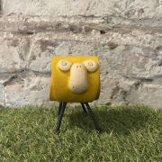 Ceramic Yellow Ram Ornament
