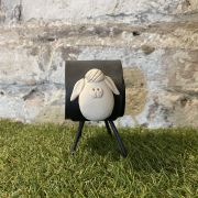 Ceramic Black Sheep Ornament