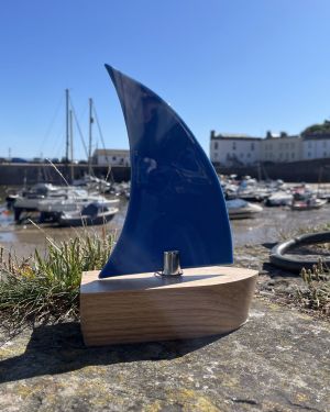 Blue Glass Boat