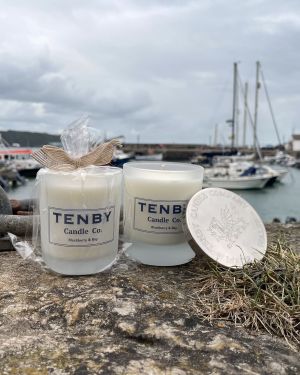 Blackberry And Bay Glass Candles