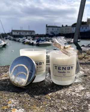 No 5 Glass Candles