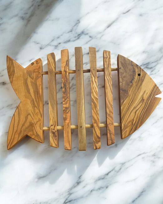 Olivewood Fish Board