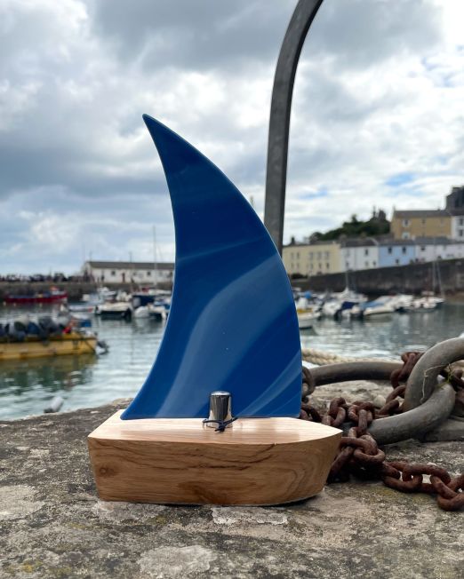 Blue Glass Boat