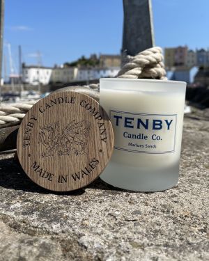 Marloes Sands Glass Candle