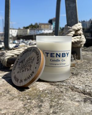 Lemongrass And Ginger Glass Candle