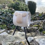 Ceramic White Ram Ornament
