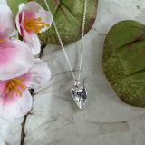 Textured Heart Necklace