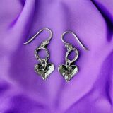 Circle Heart Earrings