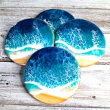 Coastal Resin Coaster