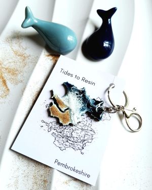 Pembrokeshire Resin Keyring
