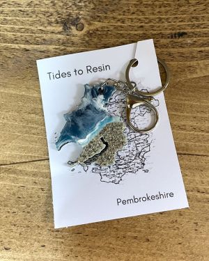 Pembrokeshire Resin Keyring