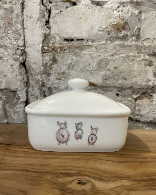 Pig Butter Dish