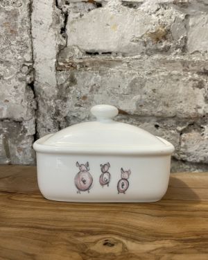 Pig Butter Dish