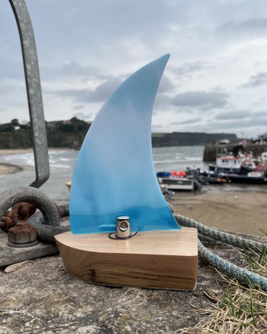 Blue Glass Boat