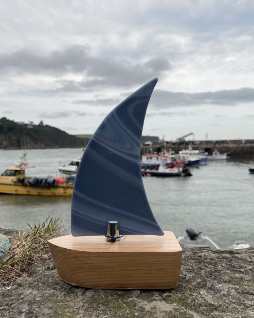 Blue Glass Boat