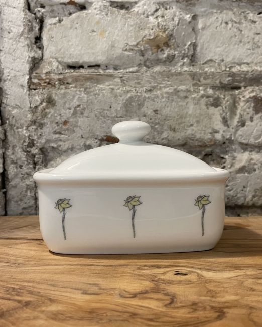 Daffodil Butter Dish