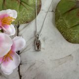 Rectangular Heart Frame Necklace
