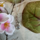 Blue Topaz Pebble Necklace