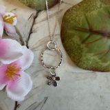 Daisy In Hoop Necklace