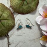 Turquoise Fish Earrings