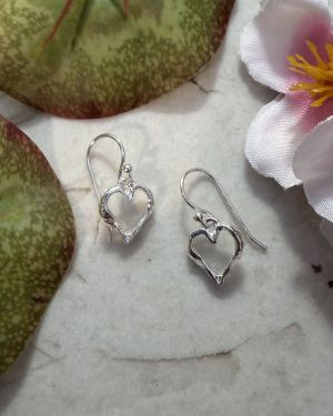Heart Outline Earrings