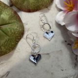 Circle Heart Earrings