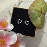 Heart Outline Studs
