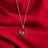 Circle Heart Necklace