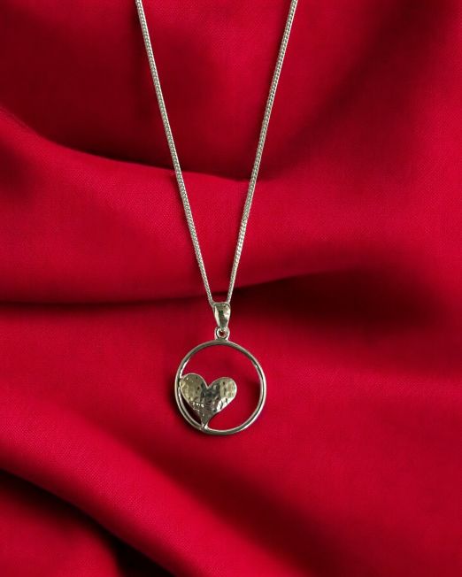 Circle Heart Necklace