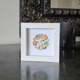 Seashell And Sea Glass Frame