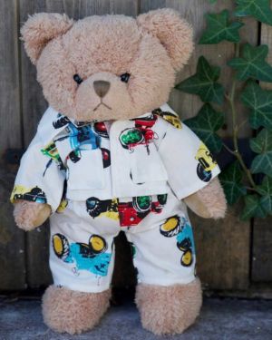 Teddy Bear In Tractor Pyjamas
