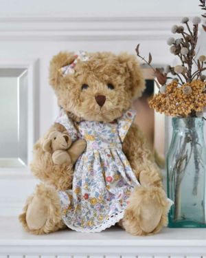 Teddy Bear In A Floral Dress