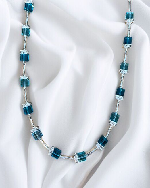 Turquoise Crystal Necklace