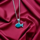 Turquoise Fish Necklace