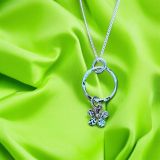 Daisy In Hoop Necklace