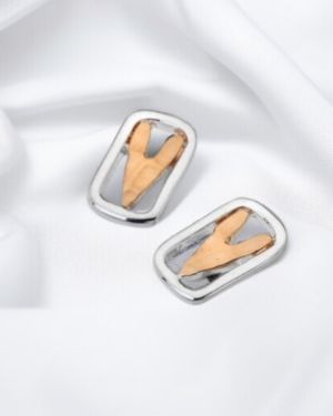 Rectangular Heart Frame Studs