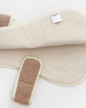 Creamy Chai Quilted Dog Coat