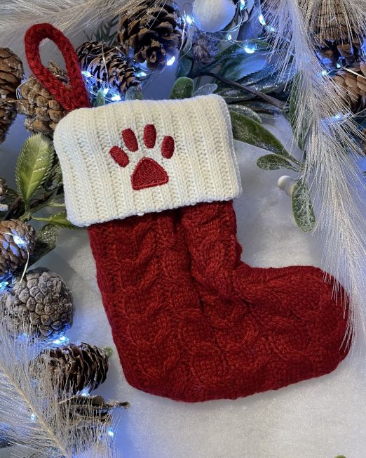 Paw Print Stocking
