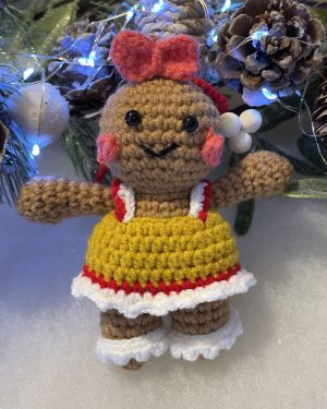 Christmas Gingerbread Girl Decoration