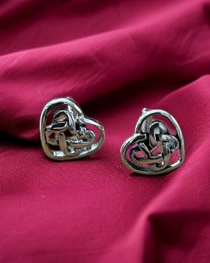 Celt Heart Knot Studs