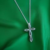 Twisted Celtic Cross Necklace