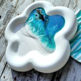 Coastal Resin Flower Dish