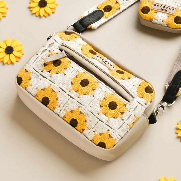 Sunflower Patch Dog Walking Bag – The Nook Tenby
