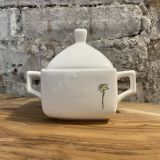 Square Daffodil Sugar Pot