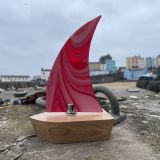 Red Glass Boat