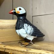Metal Puffin Sculpture
