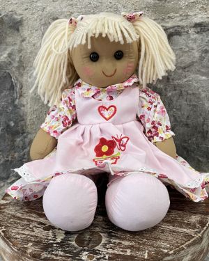 Flower Pot Dress Rag Doll