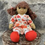 Love Heart Dress Rag Doll